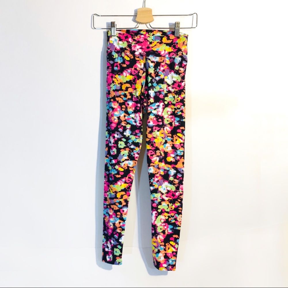 DONA JO Colorful Print Workout Tights Leggings Small/Medium